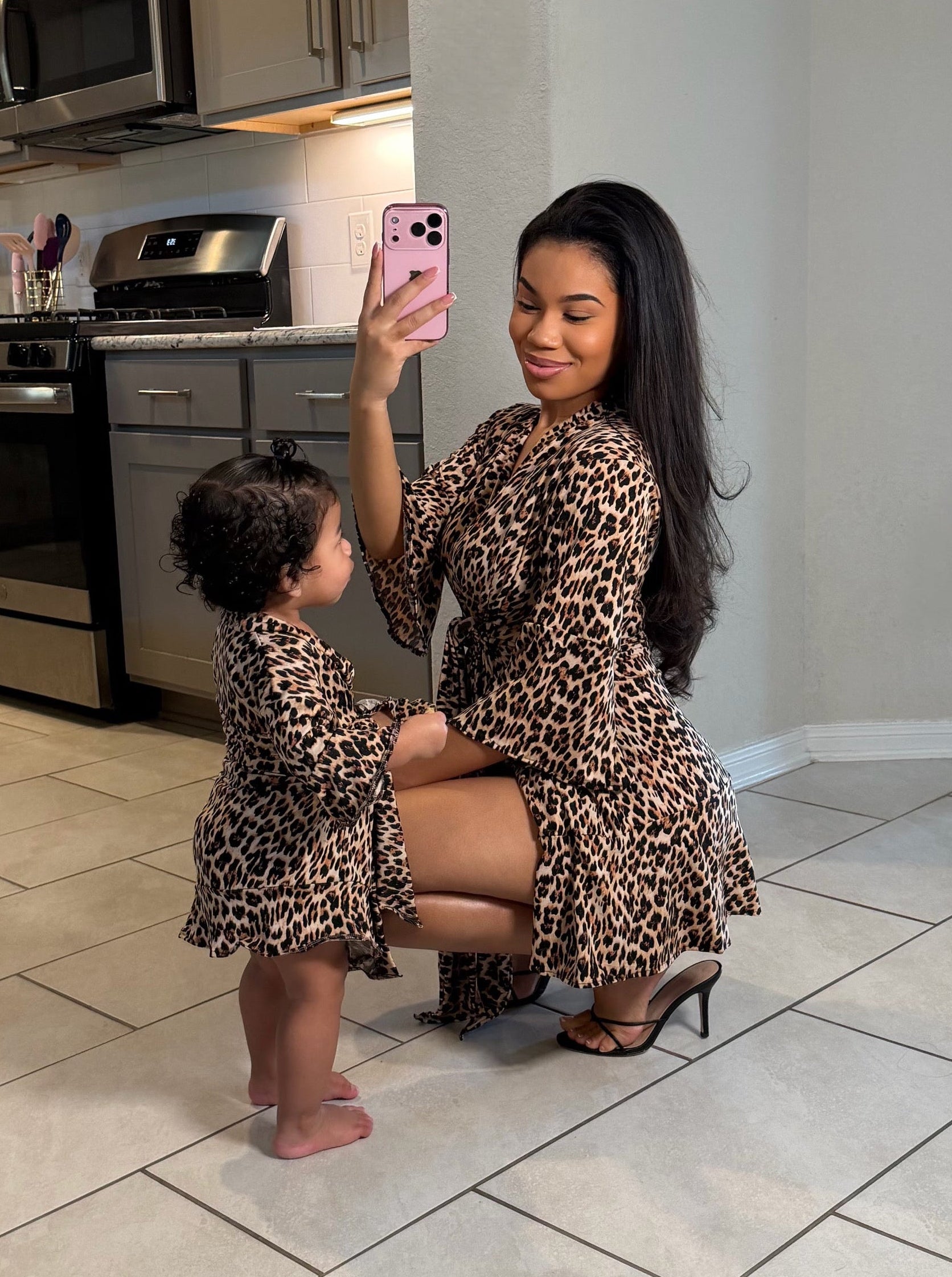 Mommy & Me Leopard Bundle Set